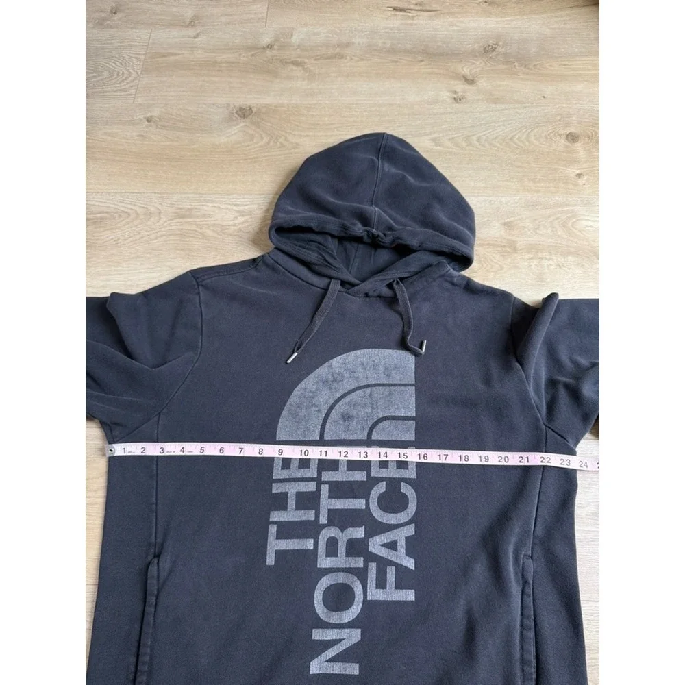 Mens The North Face trivet pullover hoodie black logo outdoors hiking size L